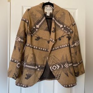 Stylish Aztec Print Jacket
